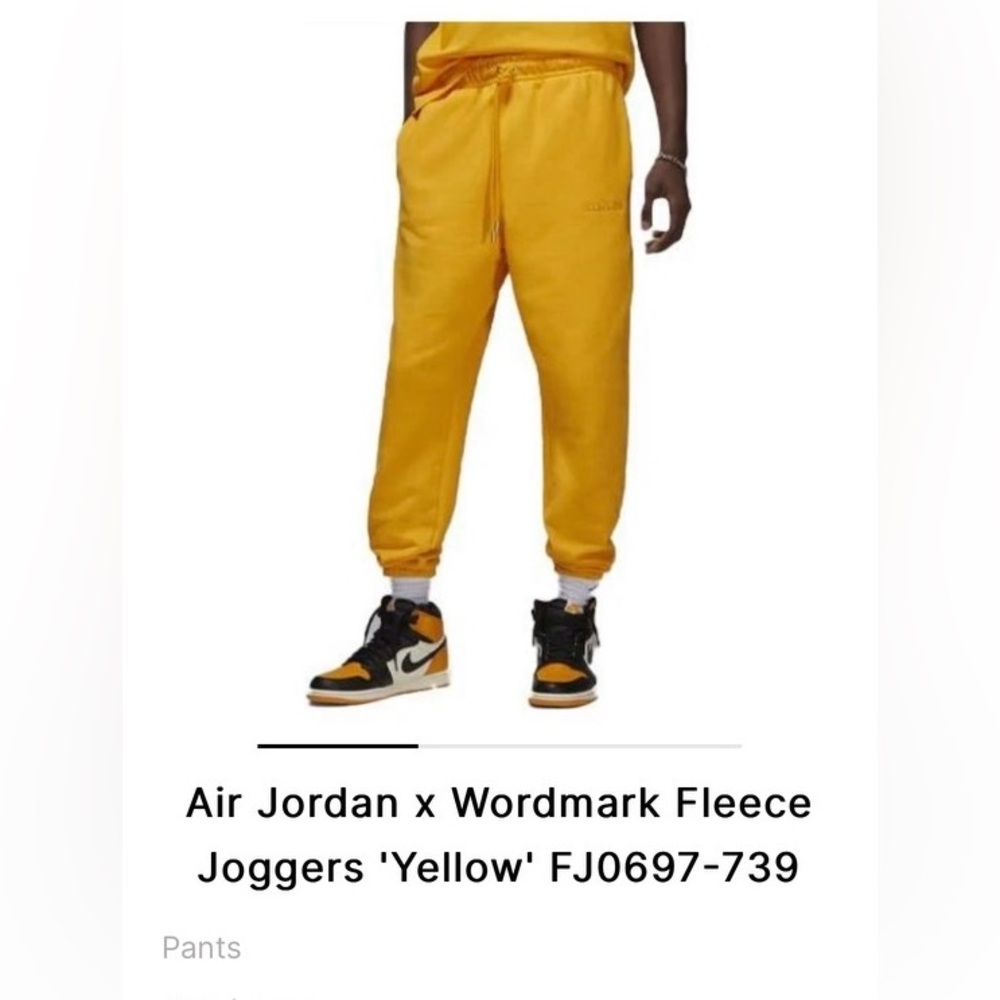 Men’s Air Jordan X world mark fleece joggers. NEW WITH TAGS